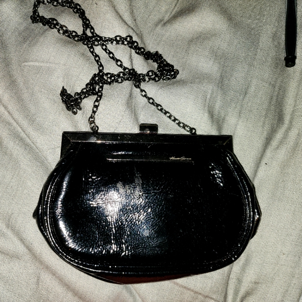 Kenneth Cole NY evening bag with chain.